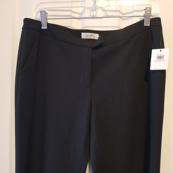 NWT Calvin Klein Pants Dress Color Black Size 6 - Picture 4 of 8